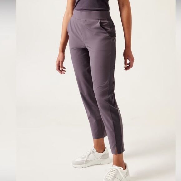 Athleta Brooklyn Ankle Pant Pantalon Cheville‎  (Purple) Size 2 NWT - Picture 3 of 8